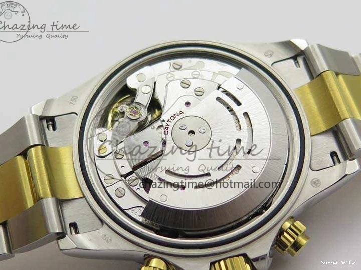 0126 Daytona SS YG Ceramic Bezel JH Best Edition White Dial On SS YG Bracelet A Resilient 3530